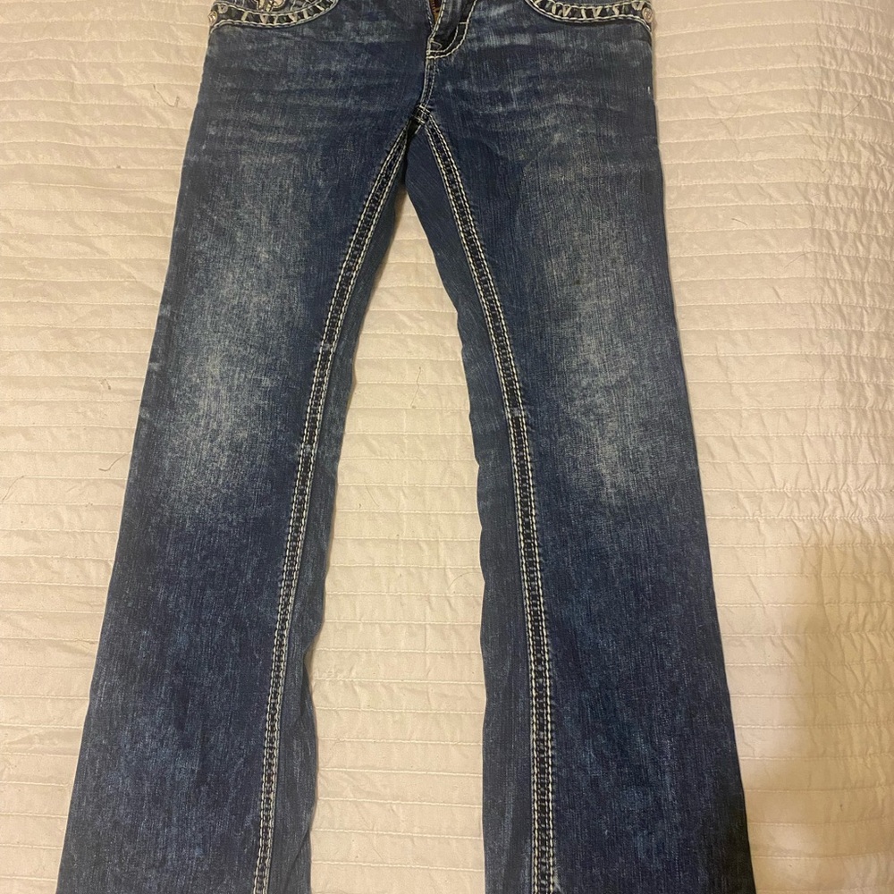Rock Revival Dark Blue Jeans